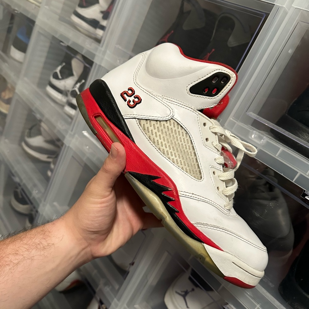 Jordan 5’s - Fire Red Black Toe